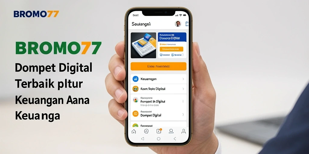 Tampilan antarmuka BROMO77 yang modern dan user-friendly.