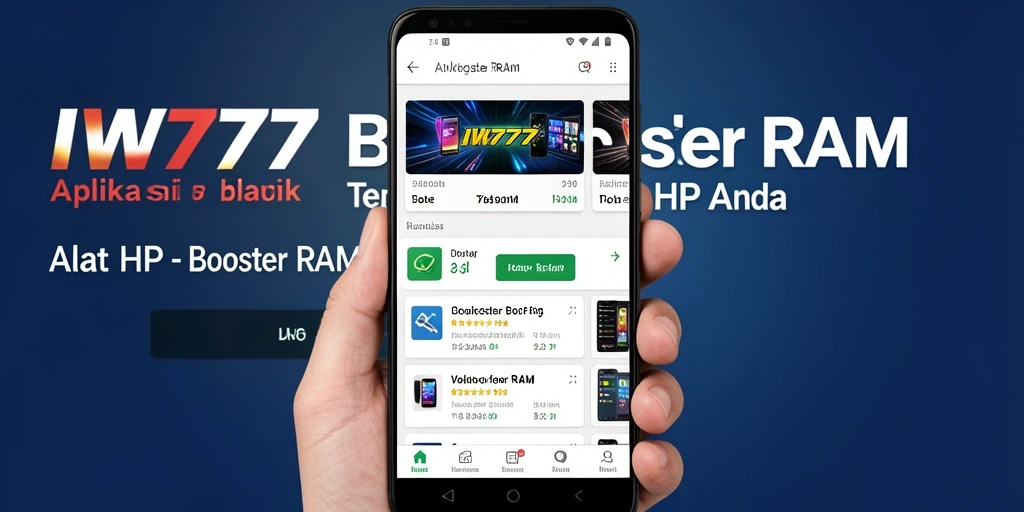 Antarmuka IW777 menampilkan fungsi pembersihan RAM yang sederhana dan efektif.