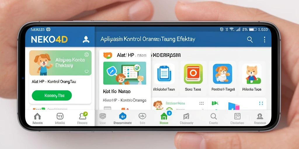 Tampilan antarmuka aplikasi <strong>NEKO4D</strong> yang sederhana dan mudah dipahami.