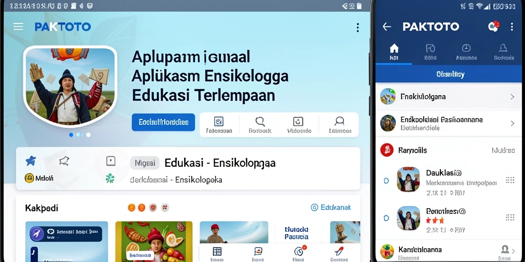 Tampilan antarmuka PAKTOTO yang informatif dan menarik.