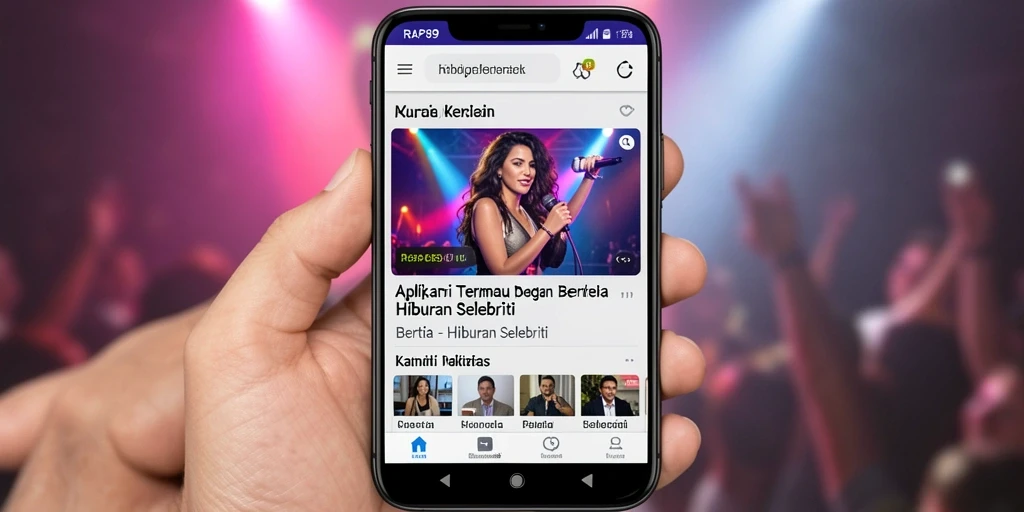 Tampilan antarmuka yang menarik dari aplikasi RAP89.