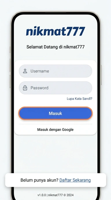 Panduan Masuk Akun Nikmat777 untuk Pengguna Android